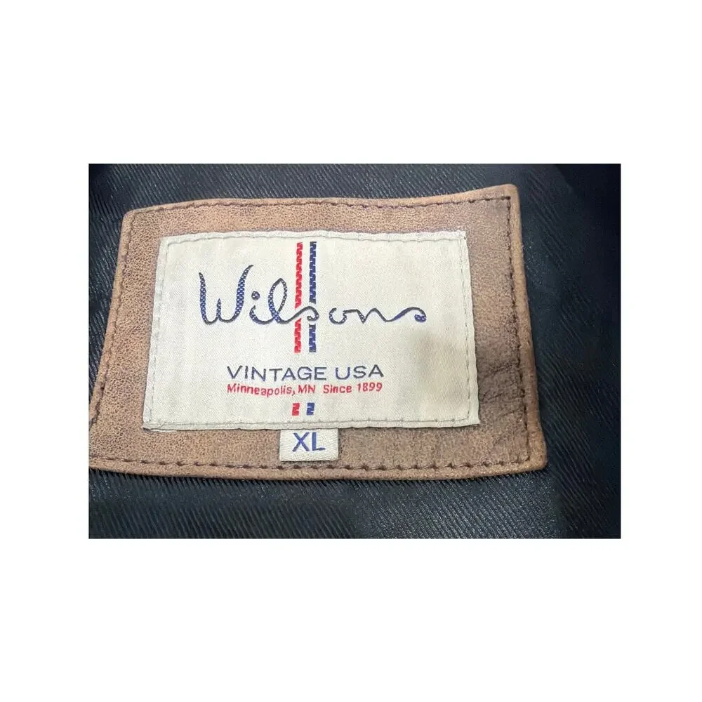 Wilsons Aiden Color Blocked Leather Racer Jacket Mens Size XL New NWT